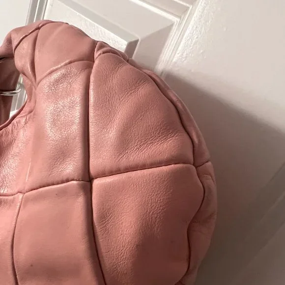 Falor pink leather bag